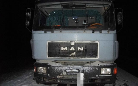В Кировской области грузовик насмерть сбил мужчину