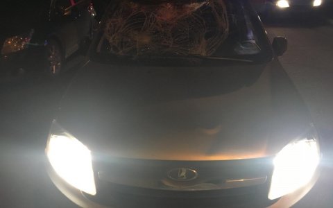 За рулем «Лады», сбившей пешехода в центре Кирова, ехал полицейский