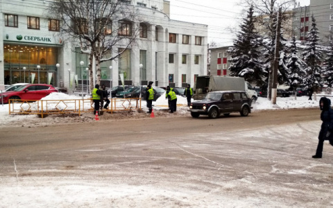 В Кирове на улице Дерендяева появился пешеходный переход
