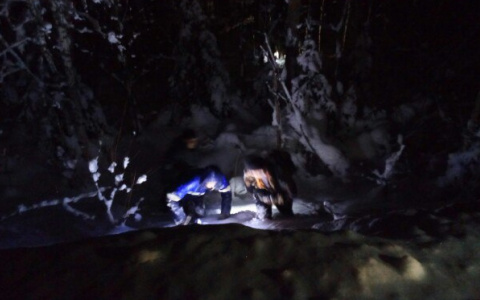 В Кировской области мужчина почти сутки провел в зимнем лесу