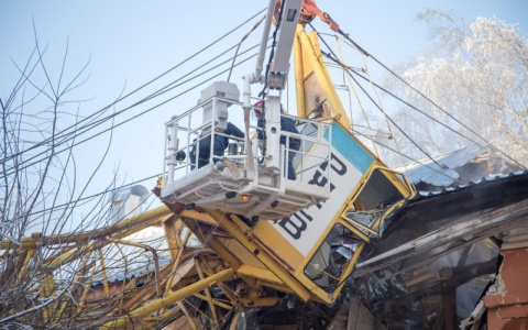 В Киров из Нижнего Новгорода отправили вертолет, чтобы определить повреждения дома