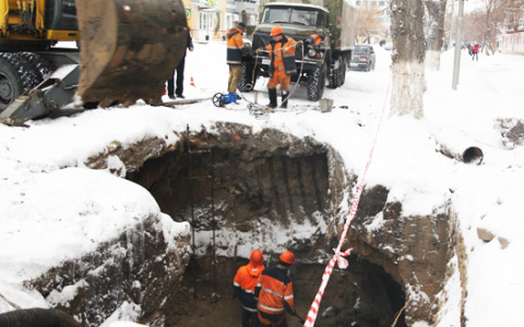 Коммунальные аварии в районе Милицейской и Красина еще не устранили