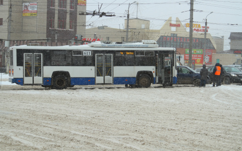 В Кирове из-за строительства путепровода изменят маршрут троллейбуса