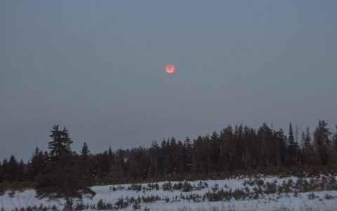 8 фотографий лунного затмения в Кировской области