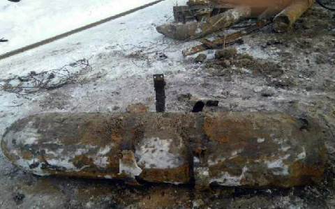 В Вятскополянском районе саперы подорвали авиабомбу