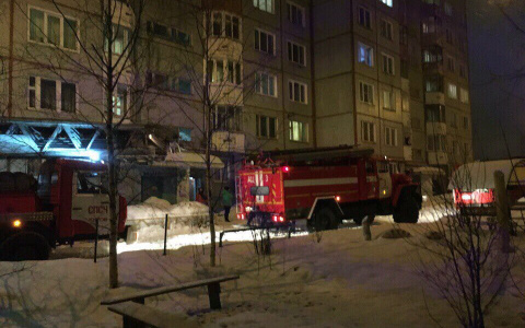 Стало известно, из-за чего произошел пожар в доме на Комсомольской