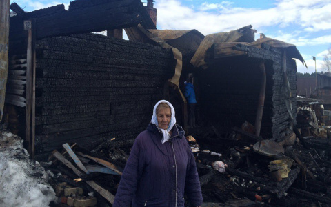 В Верхошижемье парни спасли двух женщин из огня