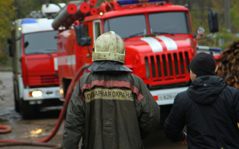 В МЧС рассказали, из-за чего произошел пожар на кировском рынке