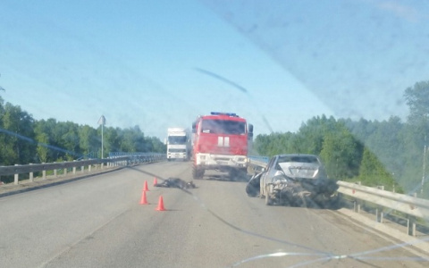 Утром у Нового моста в Кирове произошла смертельная авария