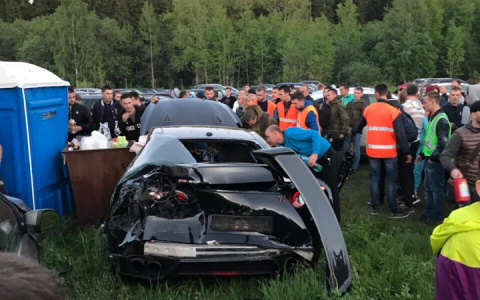 Во время заезда Porsche и Nissan в гонках под Кировом произошло серьезное ДТП