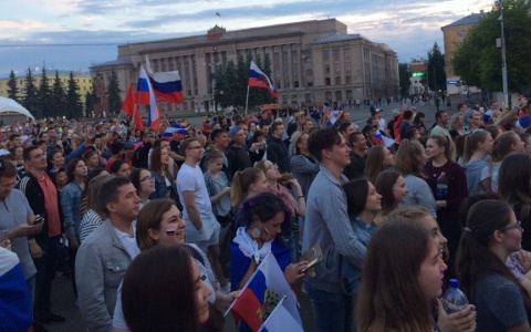 Известно, сколько тысяч кировчан смотрели матч Россия - Хорватия на площади