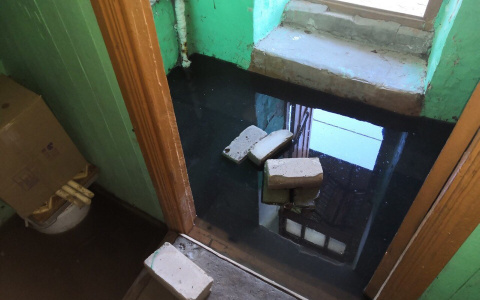 В Стрижах многоквартирный дом затопило нечистотами