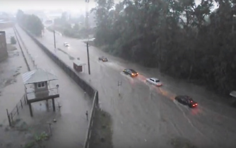 В ближайший час в Киров придут сильная гроза и ливни