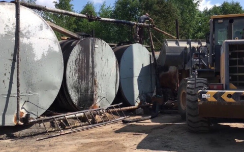 Cтала известна причина возгорания цистерн с битумом в Кирове