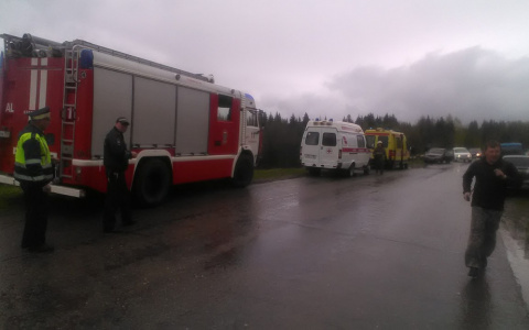 В Кировской области перевернулся рейсовый автобус: есть пострадавшие