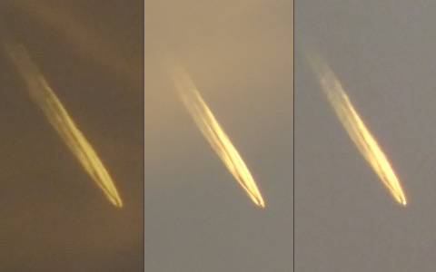 В небе над Кировом сфотографировали неизвестный яркий объект