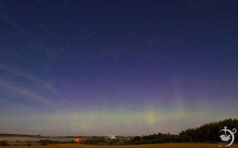 Жители Кировской области запечатлели северное сияние