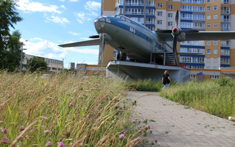 Фото: на Филейке в Кирове разбирают самолет