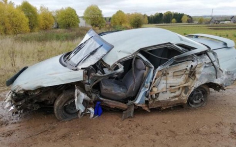 В Кировской области мигрант без прав на ВАЗе протаранил «Газель»: трое пострадали