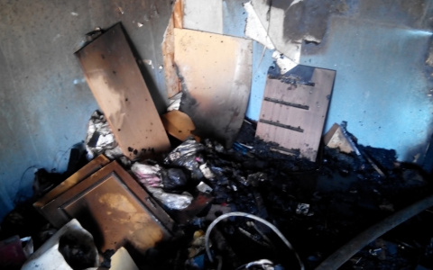 Кировчанин попал в реанимацию после пожара в квартире