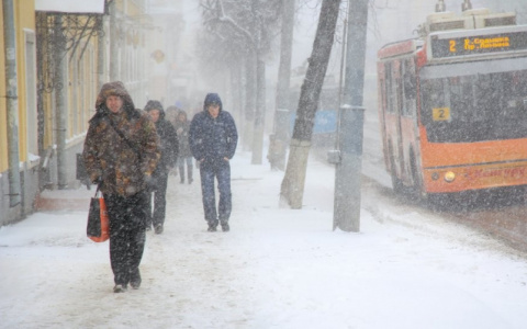 В выходные в Кирове ожидается сильный снег