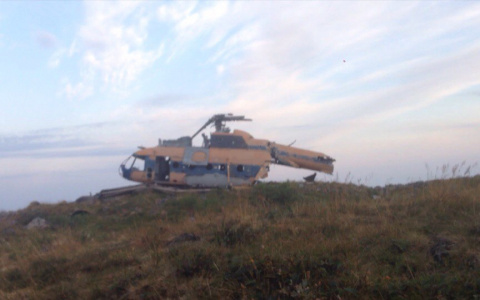 На юго-востоке Ненецкого автономного округа рухнул вертолет: на борту находились кировчане