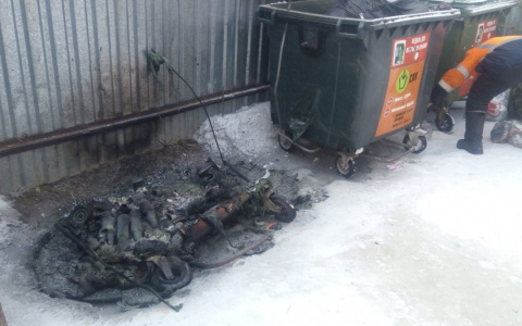 В Кирове начали массово портить мусорные контейнеры