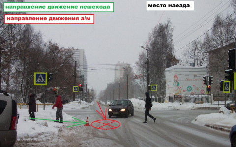 У школы в Кирове неизвестный водитель сбил ребенка и скрылся