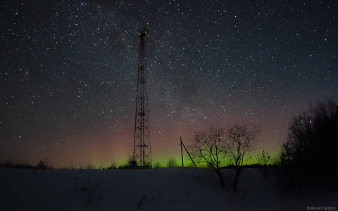 В Кировской области сфотографировали полярное сияние