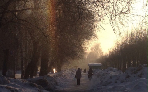 В Кирове заметили необычное атмосферное явление