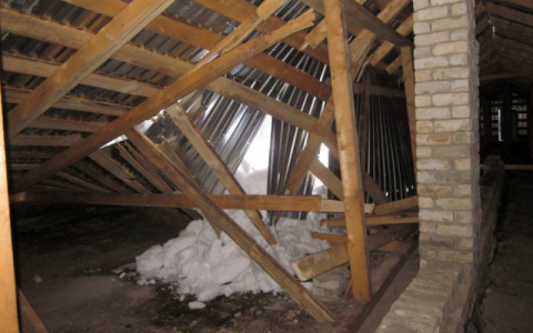 Что не так с крышами в Кирове и Кировской области: подборка фото обвалов и затопов