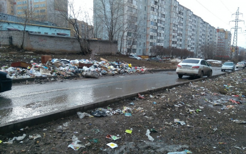 В Кирове вывезут мусор с одной из самых проблемных улиц