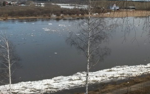 Уровень воды на Вятке достиг метровой отметки