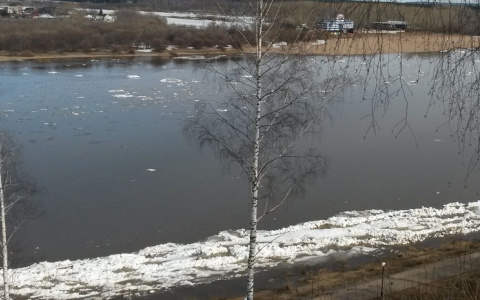 За сутки вода в Вятке поднялась на 10 сантиметров