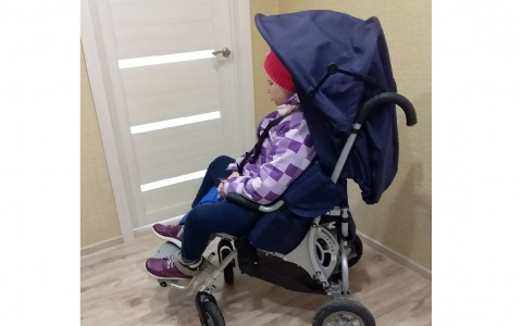 Кировчане помогли со сбором на коляску для 8-летней девочки с особенностями развития