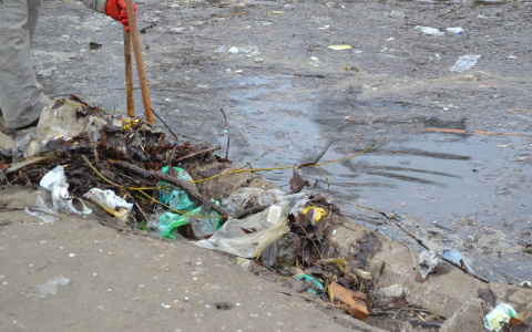 В Кирове очистят поверхность пруда у диорамы