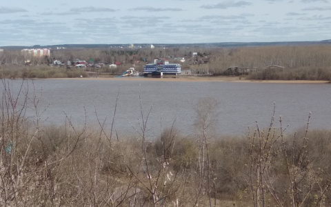 Уровень воды в Вятке поднялся на 1 сантиметр