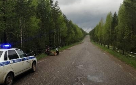 В Кировской области водитель мотоцикла уснул за рулем