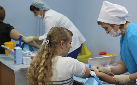 На Театральной площади будут сдавать кровь