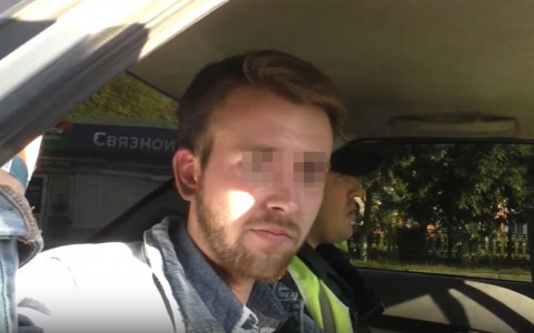Появилось видео задержания пьяного водителя, за которым устроили погоню