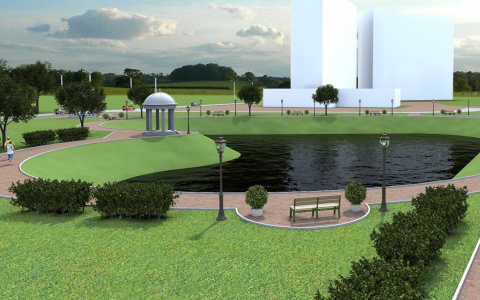 В Озерках к концу лета появится парк