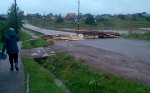 В одном районе  Кировской области ввели режим ЧС из-за дождевого паводка