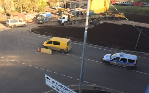 В Кирове на путепроводе в Чистые пруды случилось первое ДТП