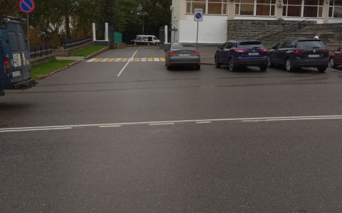 Известно, что грозит хулиганам, закрасившим разметку у администрации Кирова