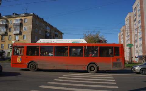 Фото дня: на кировских улицах заметили "больной" автобус