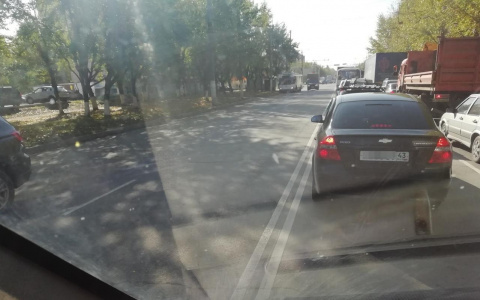ГИБДД будут штрафовать за пересечение новой разметки в Кирове