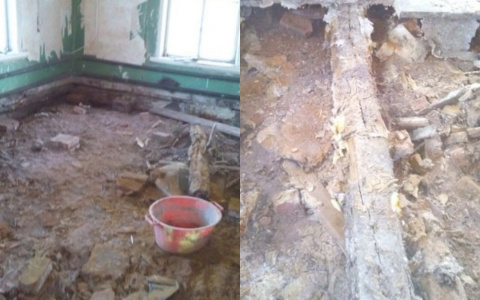 "Это не жизнь": в Чепецком районе после капремонта дома в квартире провалился пол