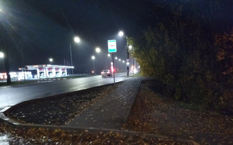В Кирове установили одну новую остановку в месте, где ее никогда не было
