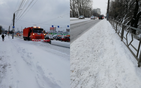 В администрации Кирова рассказали, когда дороги очистят от снега