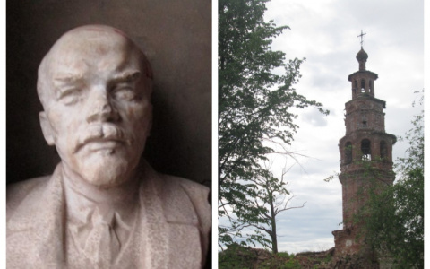 Бюст Ленина обменяли на стройматериалы для ремонта церкви в Яранском районе